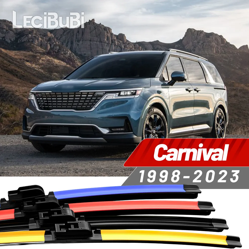 2 Stück für Kia Carnival 1998–2023 2013 2014 2015 2016 2017 2018 2019 2020 2021 Frontscheibenwischerblätter Scheibenwischer