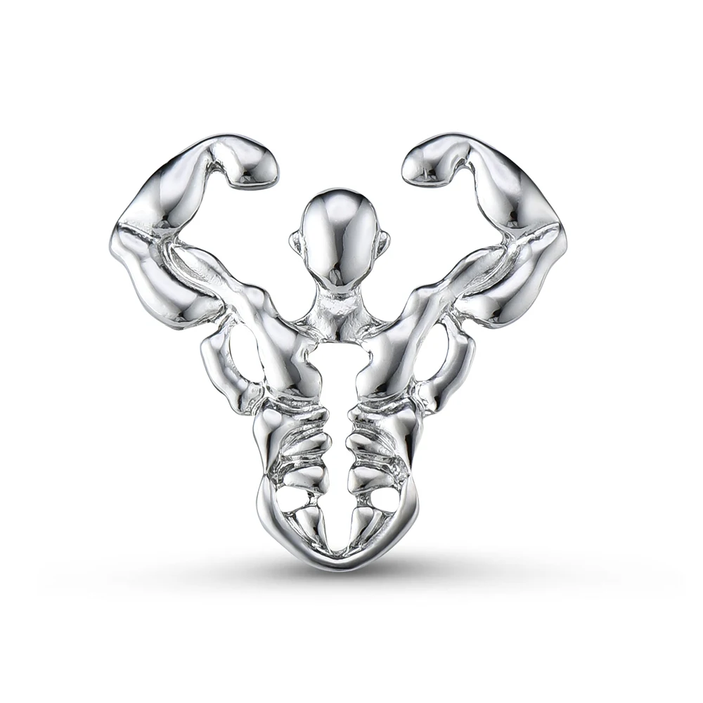 DCARZZ Bodybuilding Brooch Funny Muscle Man Pin Jewelry Backpack Lapel Suit Badge Accessories for Men Boys