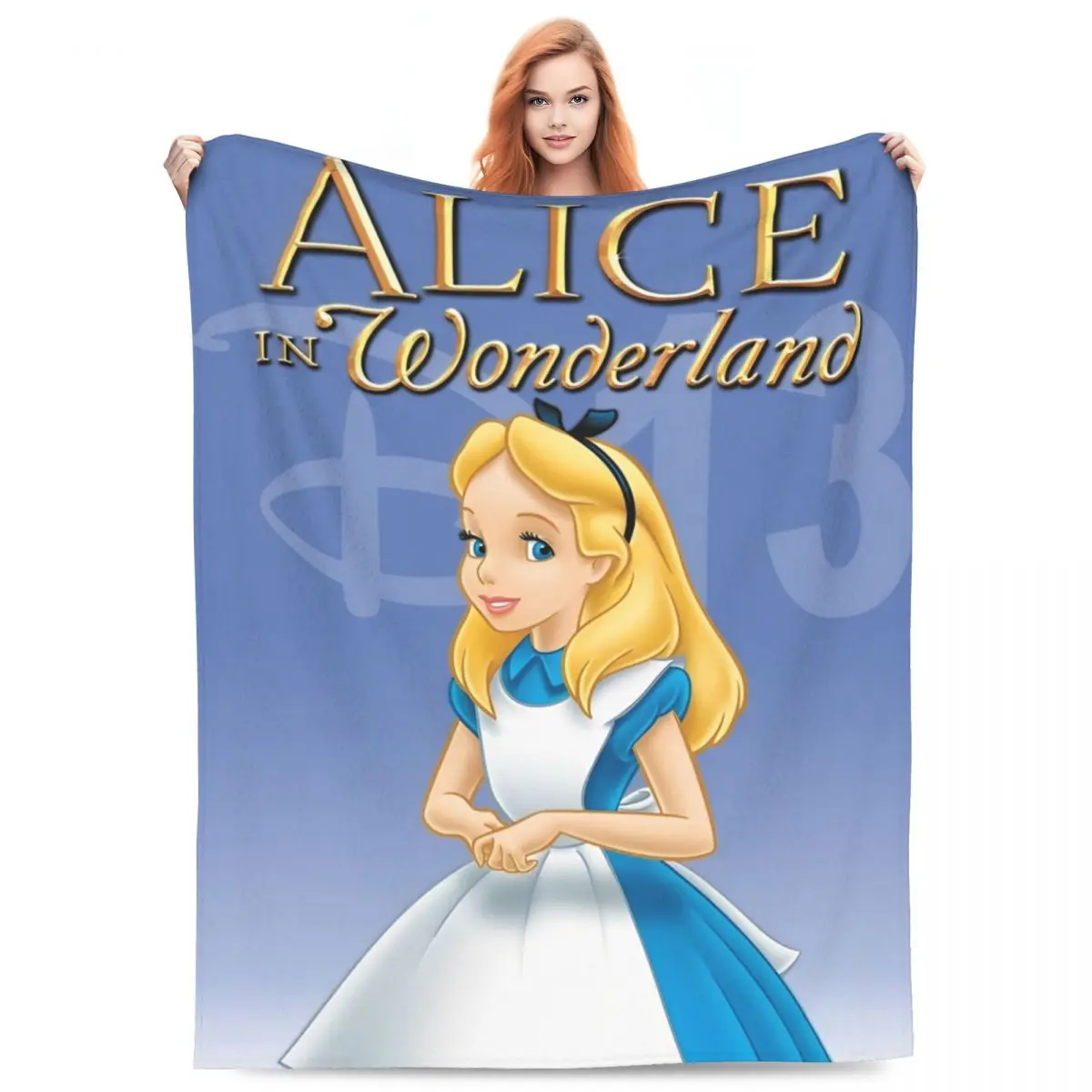 

Warm Soft Blankets Picnic Alice In Wonderland Bedding Throws Flannel Bedspread For Living Room Fluffy Sofa Bed Cover