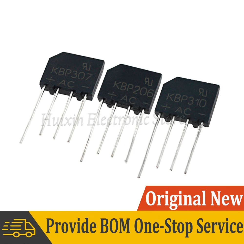 10pcs KBP310 bridge rectifier KBP206 KBP210 KBP307 KBP406 KBP310 KBP410 In Stock NEW original