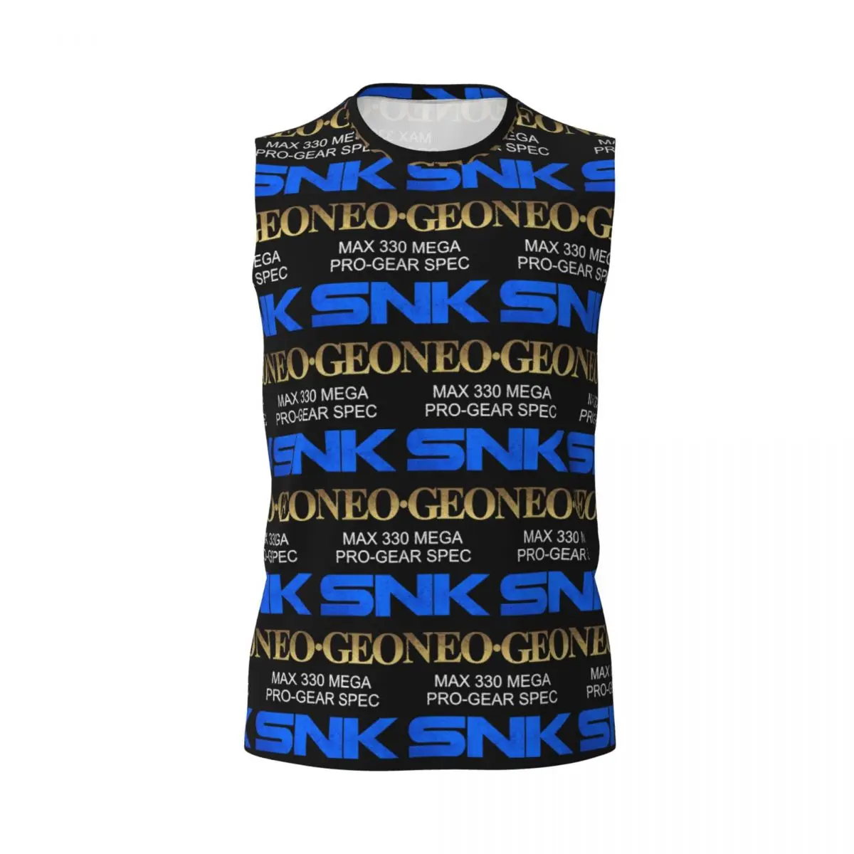 Neo Geo Pro Gear Spec Gold - Camiseta sin mangas con diseño retro para hombre, estilo informal, estilo Hip Hop, estilo callejero, para vacaciones en la playa