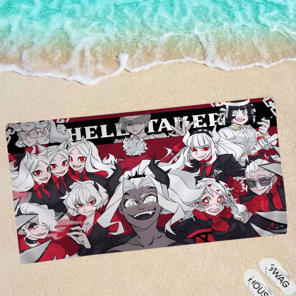 

Helltaker Big Microfiber Beach Towels Quick Dry Towel Sand Beach Towels Pool Towel For Travel Swim Pool Yoga