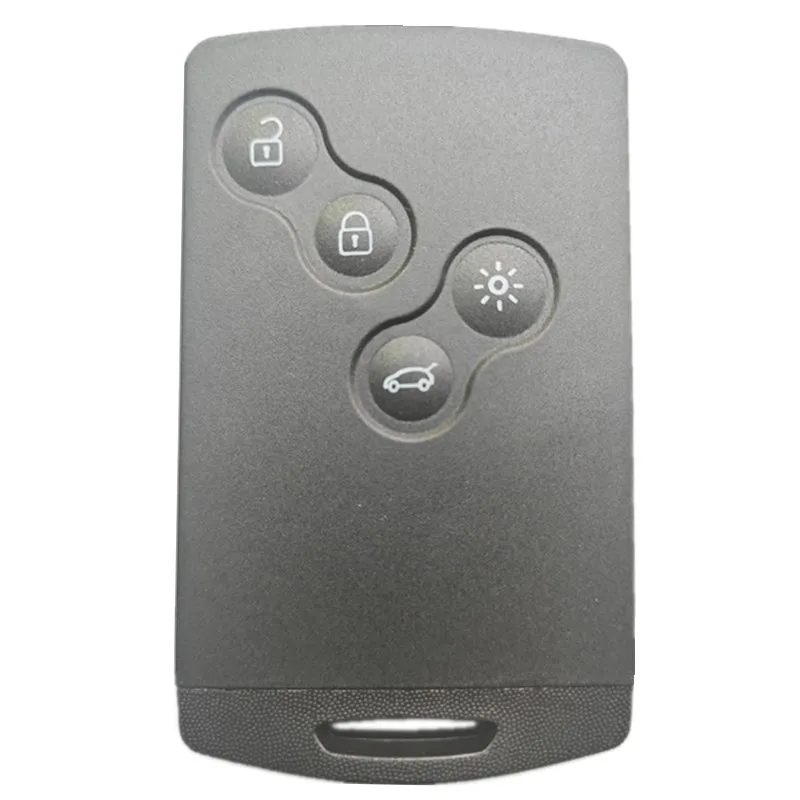 For Renault Koleos Megane 2 3 Clio Captur Laguna 4 Buttons Remote Smart Card Key Case With Insert Small Key Blade