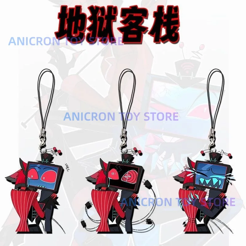 

Hazbin Hotel Acrylic Mobile Phone Chain Cute Game Peripherals Backpack Pendants High-Value Bag Accessories