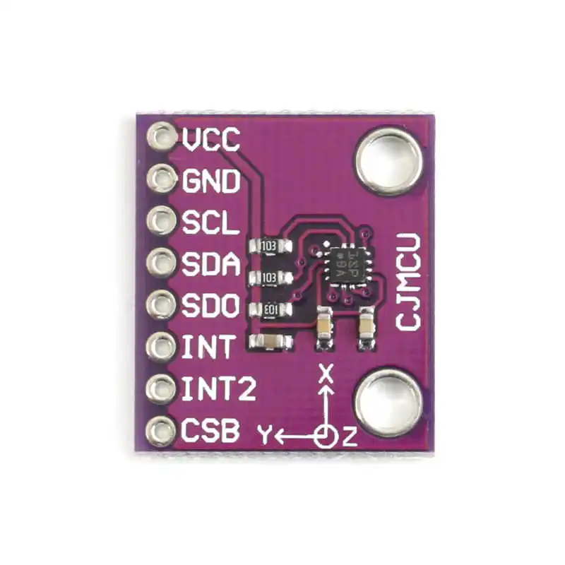 Módulo acelerómetro de 3 ejes BMA250E, placa MEMS de 3 ejes xyz low-g
