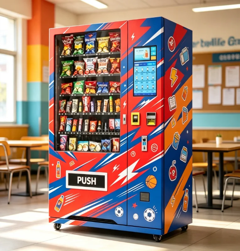 Smart Touch Screen Snack Drink Vending Machine Automatic Cashless Payment Custom Retail Equipment For Global Business