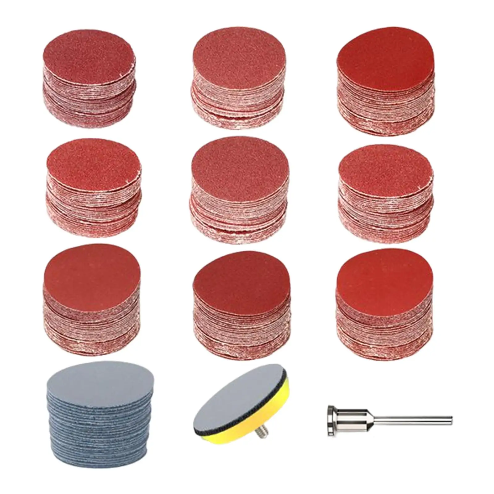 

102 шт., комплект шлифовальных дисков, 2 дюйма, с хвостовиком, набор подушечек для наждачной бумаги, наборы подушечек для дрели, обустройство дома, деревообработка