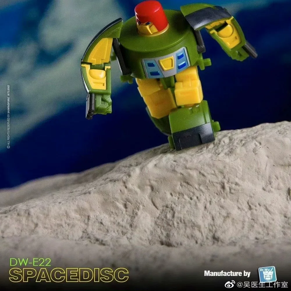 Dr.Wu Dw-E03 Dw-E22 Primaire Kleur Mini Ufo Enorme Golf Pak Kleinschalige Transformatie Action Figure Model Collectie Speelgoed