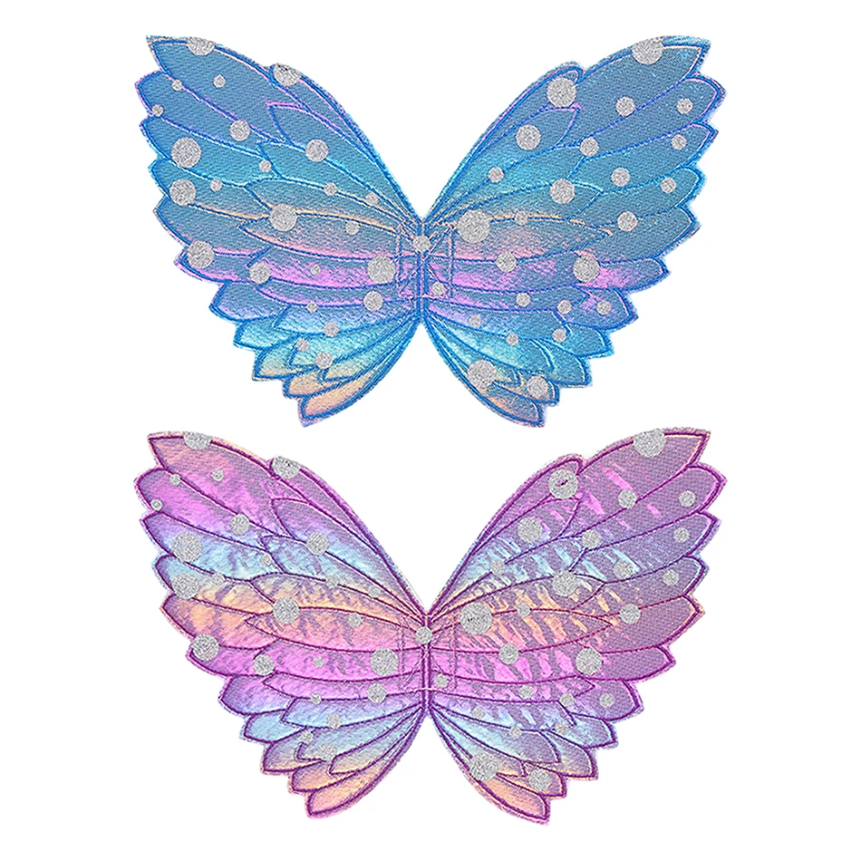 Colorful Butterfly Wings Children Single Layer Elf Fairy Princess Angel Wings for Festival Parties Decoration and Performances