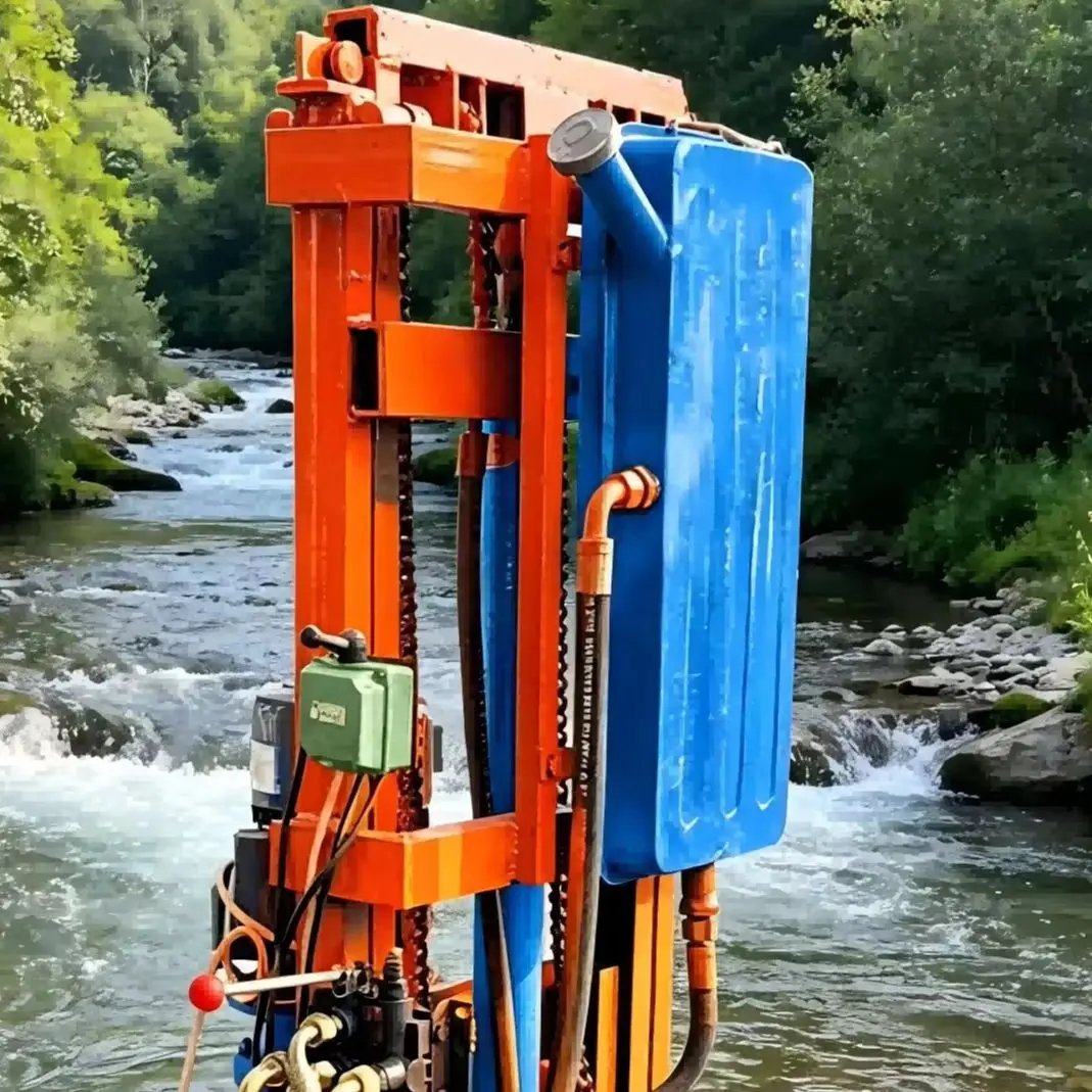 Customized Light Electric Water Well Drilling Rig  100m Handheld Portable Household Drilling Machine