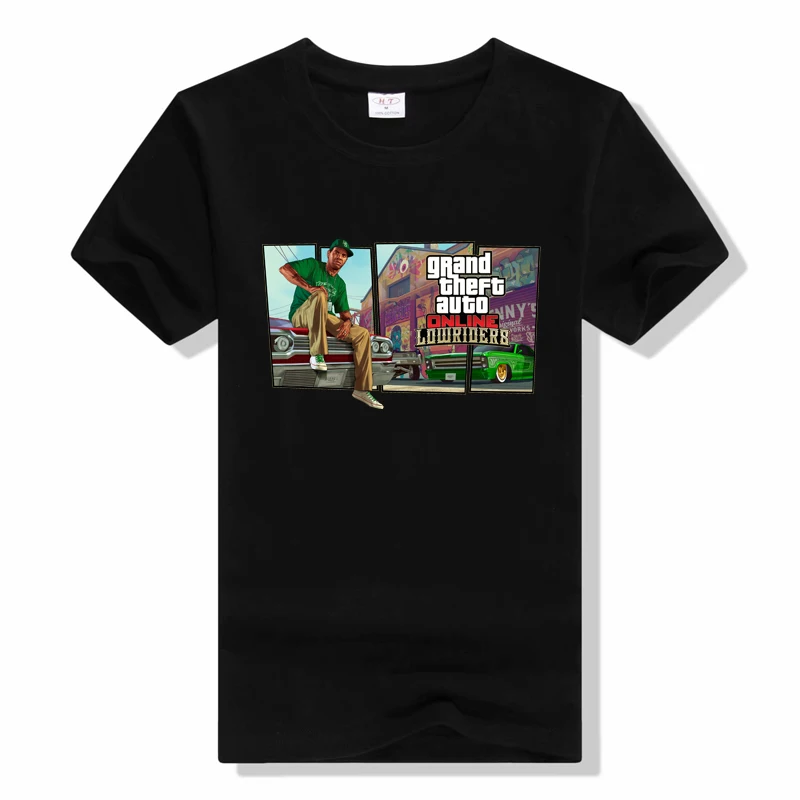 Grand Theft Auto Gta T Shirt Men Game Graphic T shirts Popular Gta 5 TShirt Male Fashion summer Streetwear Tee Hombre