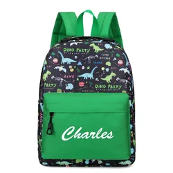 Personalized Kids Backpacks Custom Name Cute Lightweight Water Resistant Preschool Backpack for Boys and Girls Chest Strap