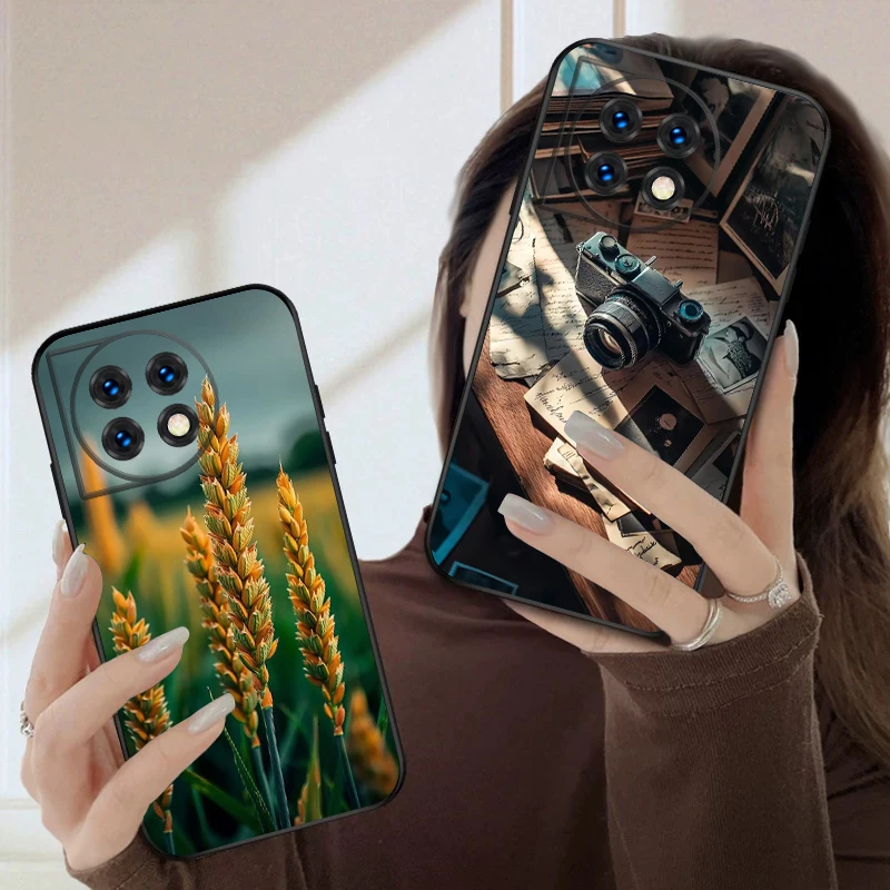 Modello di paesaggio trasparente per OnePlus 8 9 11 12 13 10 Pro 9RT 8T 12R Ace 3 5 2V Nord CE 4 Lite N20 30 200 custodia morbida in silicone