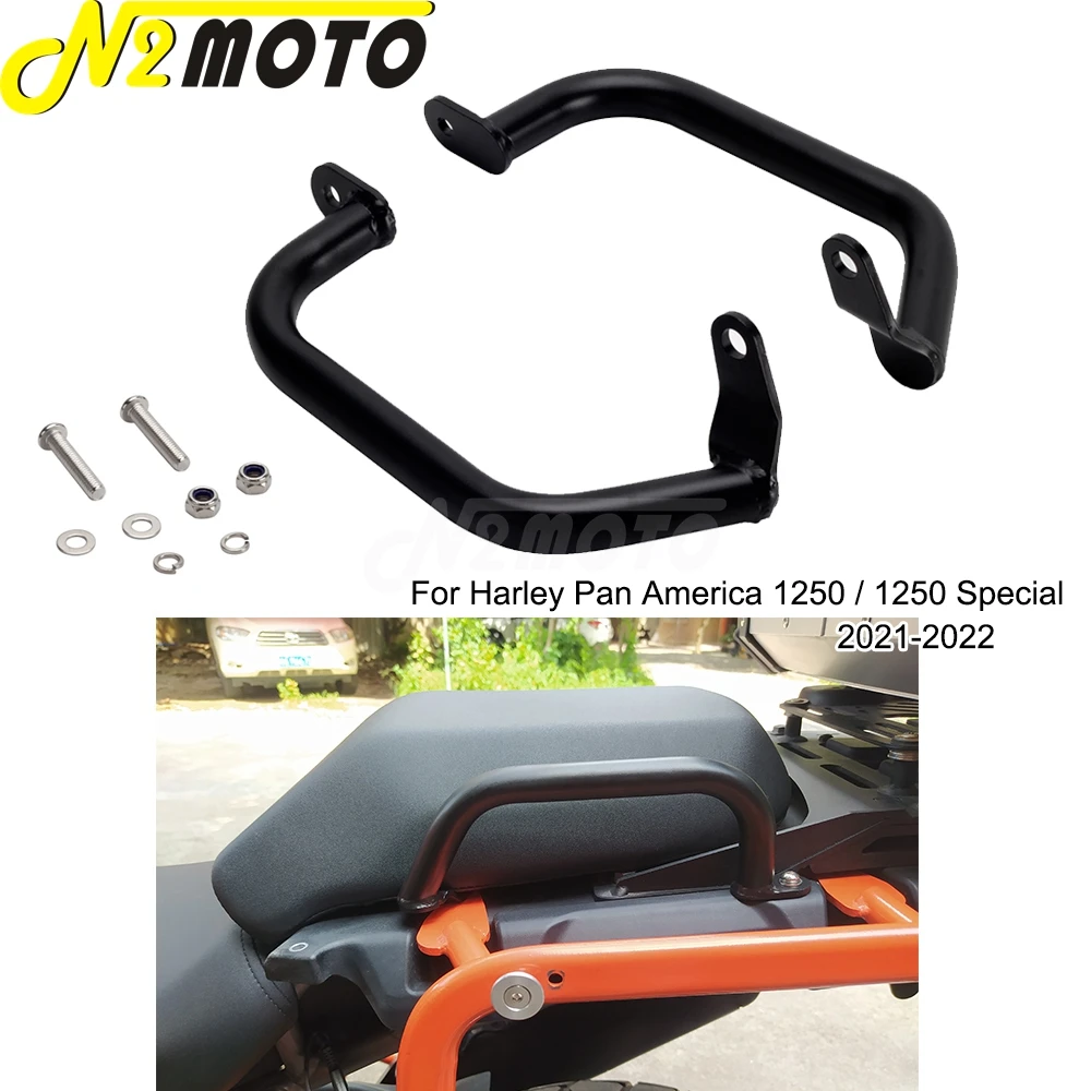 

For Harley America 1250 Special RA1250 S 2021-22 Rear Passenger Pillion Grab Bar Seat Side Handles Rail Tail Armrest Accessories