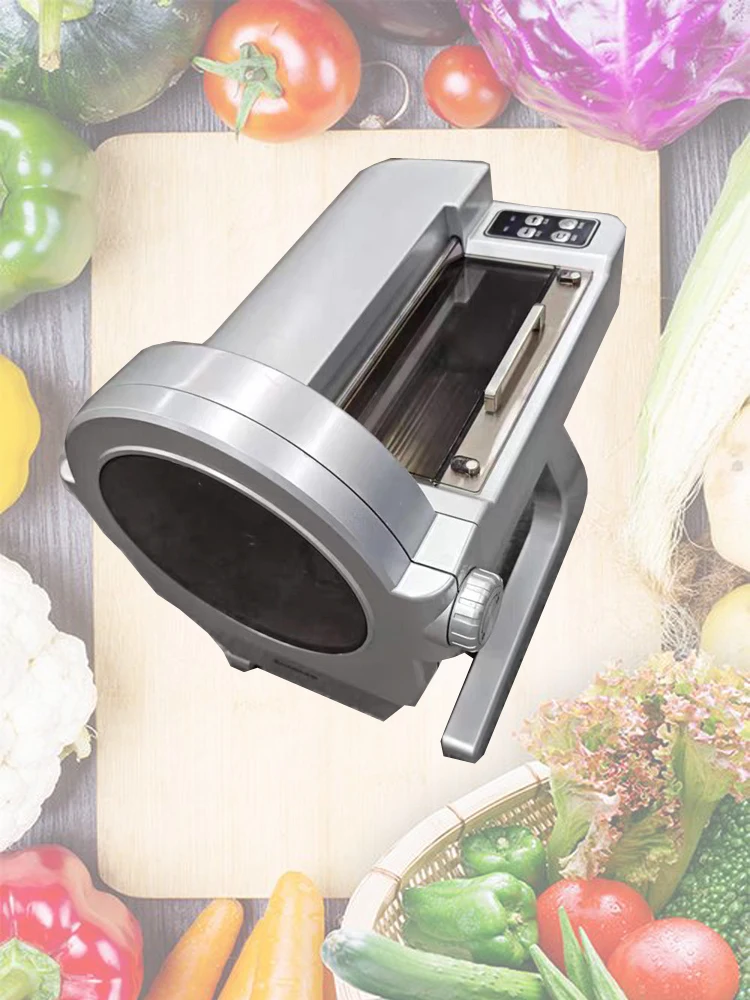 

Restaurant Canteen Electric Vegetable Cutting Machine Automatic Vegetable Slicer Dicing Machine Micro Frozen Meat Slicer With Co