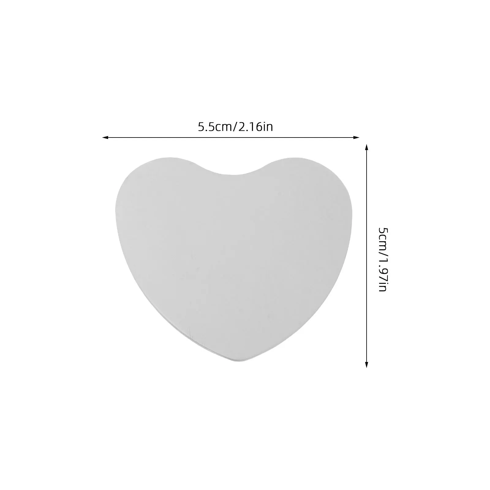 2 stuks legering ring mengpalet nagelgereedschap hart bloem ontwerp voor het mengen van DIY nail art gel manicure