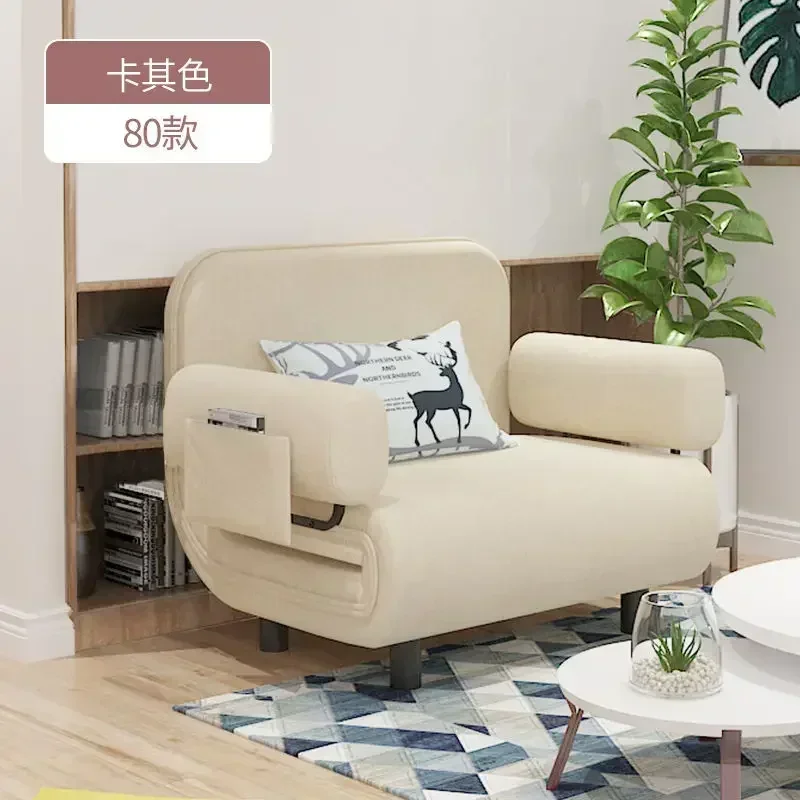 3-in-1 converteerbare slaapstoel Bed Uittrekbare slaapbank Verstelbare fauteuil Lounge met opbergvak voor kleine ruimtes Gastenkamer
