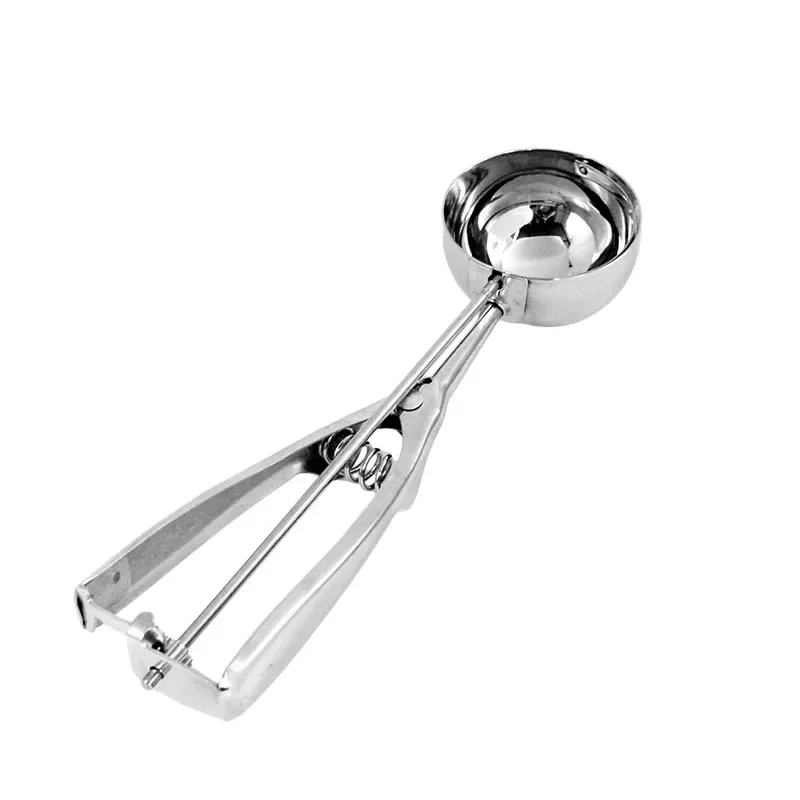 1pcs Kitchen Ice Cream Tools Utensils Stainless Steel Mash Potato Ice Cream Spoon Scoops Ice Cream Gadgets Hot 4cm/5cm/6cm