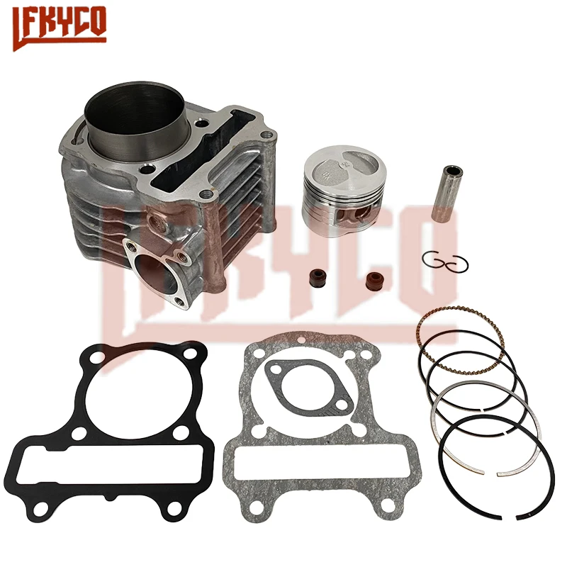 

Motorcycle 54mm Engine Parts Cylinder Piston Kit 125CC BIG BORE Motor for Honda DIO 110 VISION 110 NSC110 Motoblock Equipments