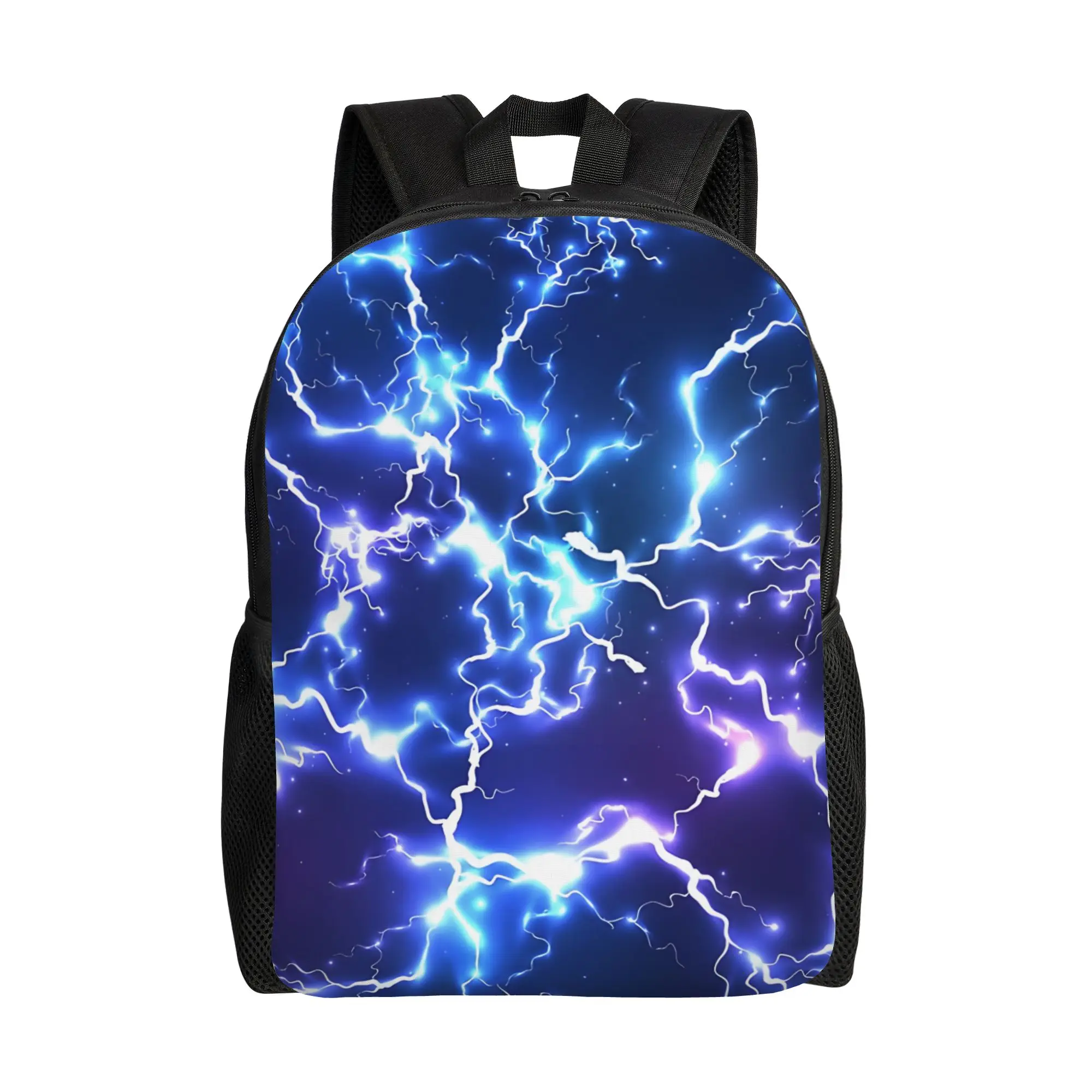 

Trippy Landscape Electric Flash Lightnings Schoolbag Daily Cool Aesthetic mochila Large Capacity Laptop Bag For Teens