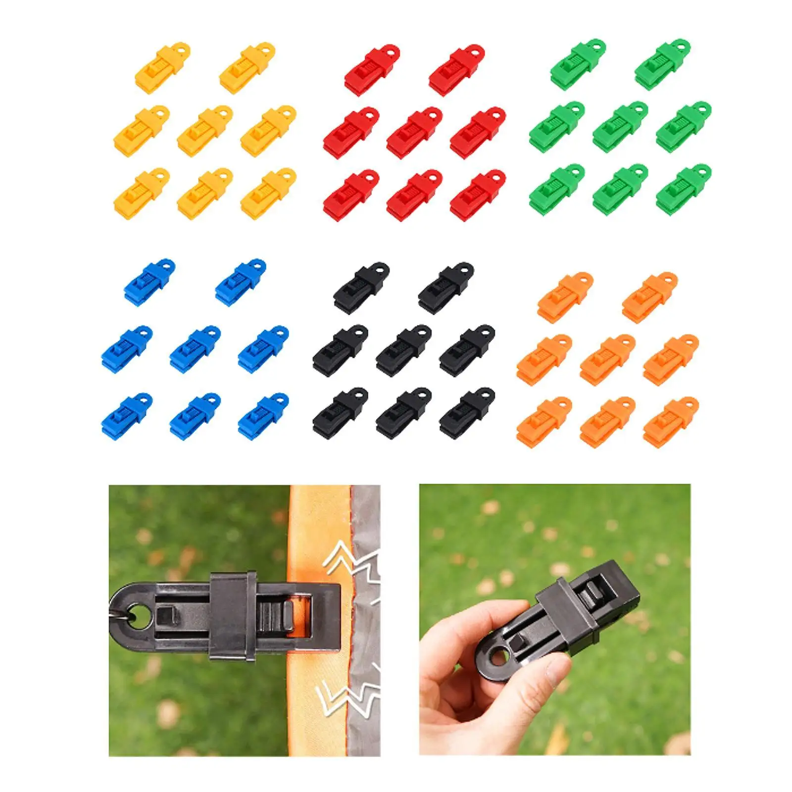 8 Pieces Tarp Clips… - image