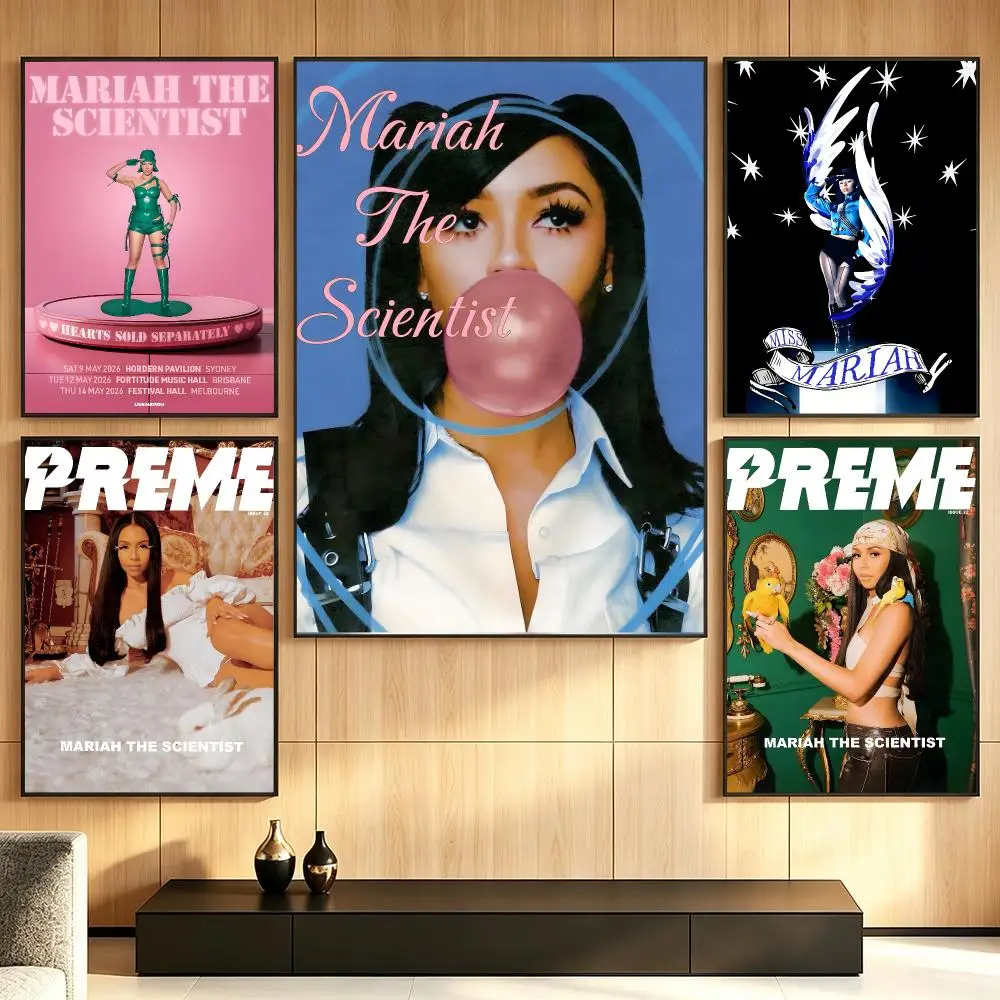 music Mariah the Scientist Poster Poster HD Printing Cozy Warm Style Home Decor Suitable for Living Room Bedroom Gift