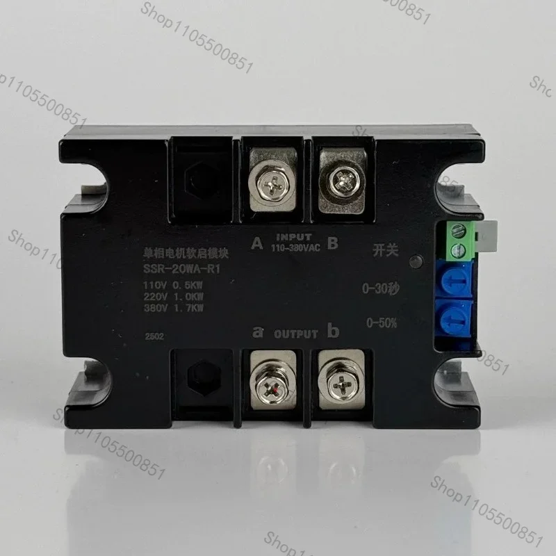 

Single Phase Motor Soft Starter 220V SSR-40WA-R1(1.5KW) 1.5KW 1KW 2KW 4KW 6KW 8KW Motor Online Soft Starting for Fan Water Pump