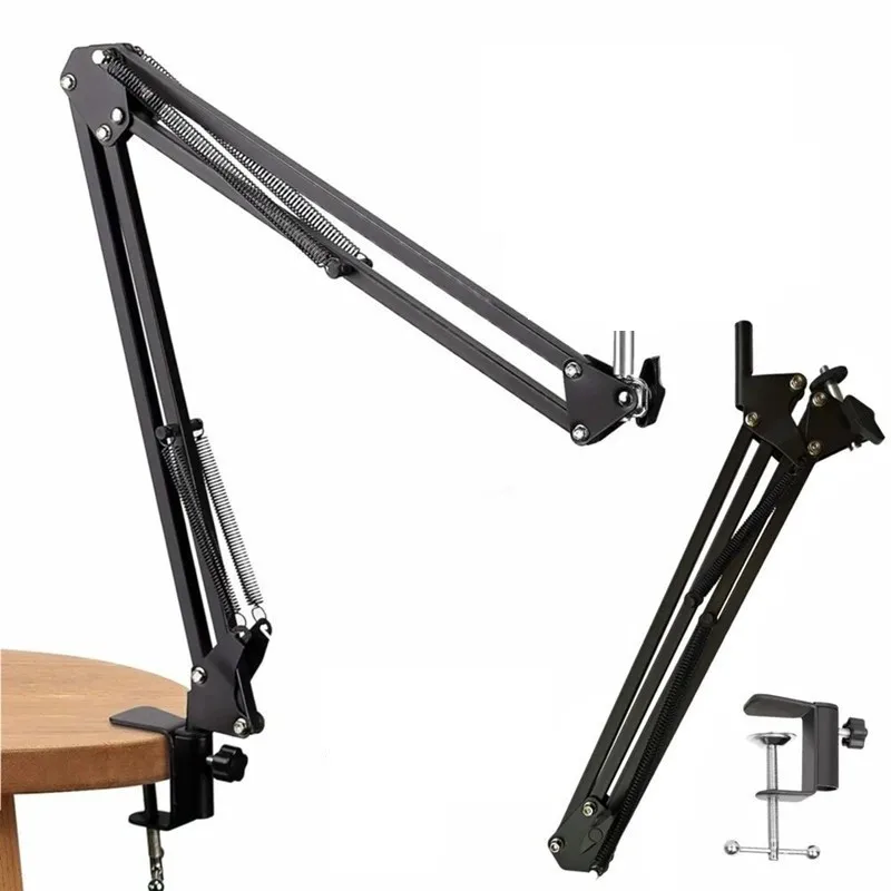 new Flexible Arm Tripod For Phone Stand Table Folded Anchor Online Desktop Laptop Video Live Overhead Shot Photography