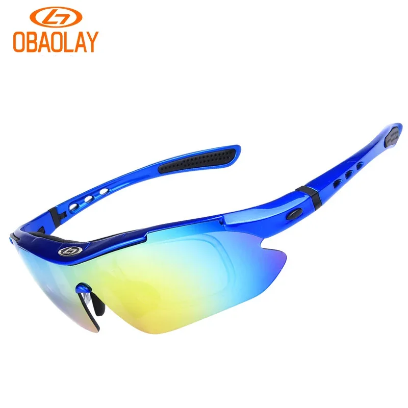 OBAOLAY Sunglasses for Men Cycling Sunglasses Cycling Driving Glasses Polarized Custom Sport Eyewear Sun Glasses Womens