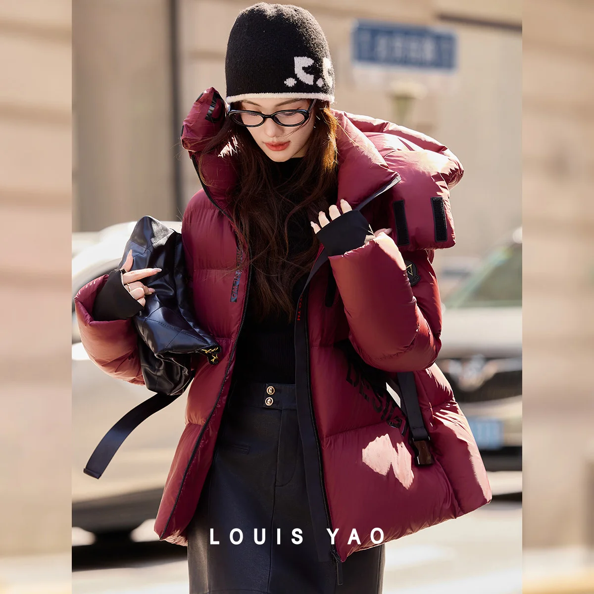 LOUIS YAO, новые пальто на гусином пуху в стиле лофт