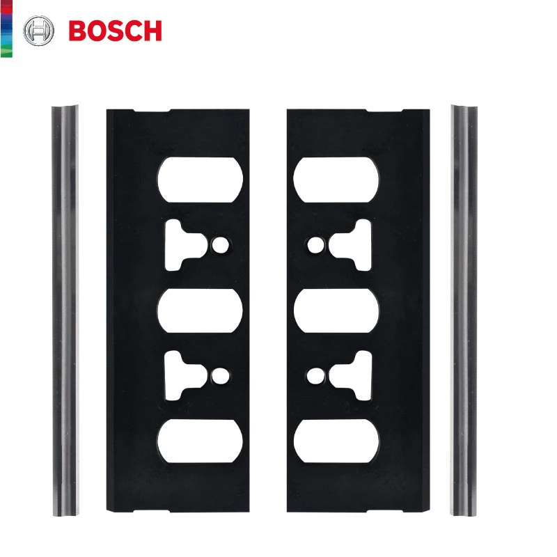 Bosch 82Mm Planer Knives and Adapter Set Reversible Tungsten Carbide Blade for Woodworking Electric Planer Tools Accessories