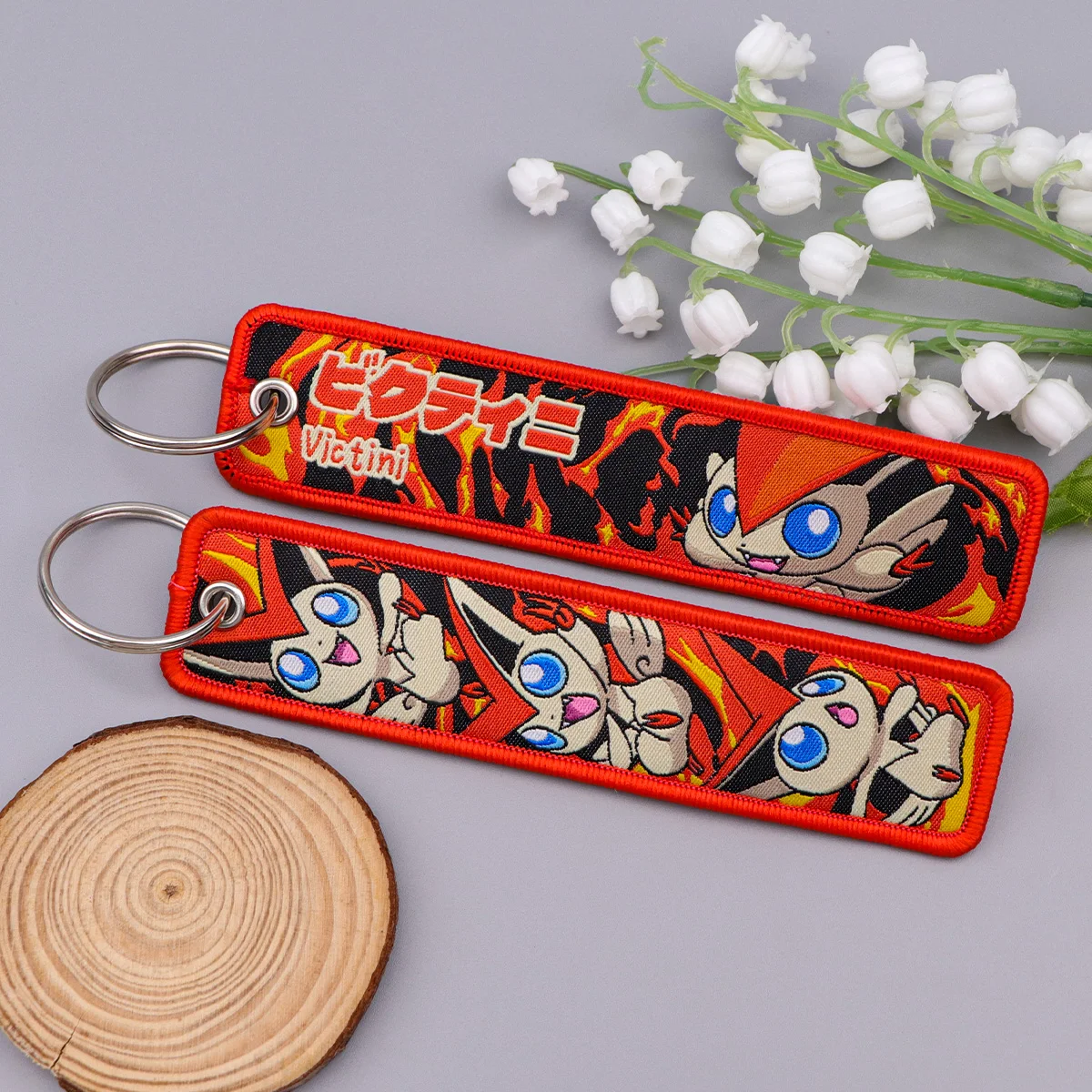 HEISSER VERKAUF Pokémon Anime Monster Schlüsselanhänger für Autos, Rucksäcke, Schlüsselhalter, bestickte Schlüsselringe, Schlüsselanhänger, Jet-Tags, Zubehör, Geschenk, 1 Stück – Detail 2
