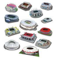 3D Football Field Paper Puzzle DIY  Puzzle Football Field Model Building Stadium Assembly Toys