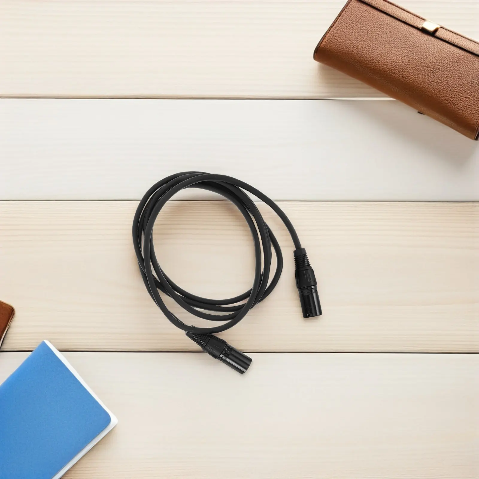 

2Pcs Public to Cable Male to Male Xlr Balanced Mic Cord Mixer Recording 2M High Fidelity