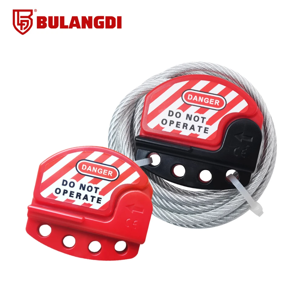 4mm thick and 2m long stainless steel cable industrial safety cable lock is used for shutdown maintenance. The use of industrial