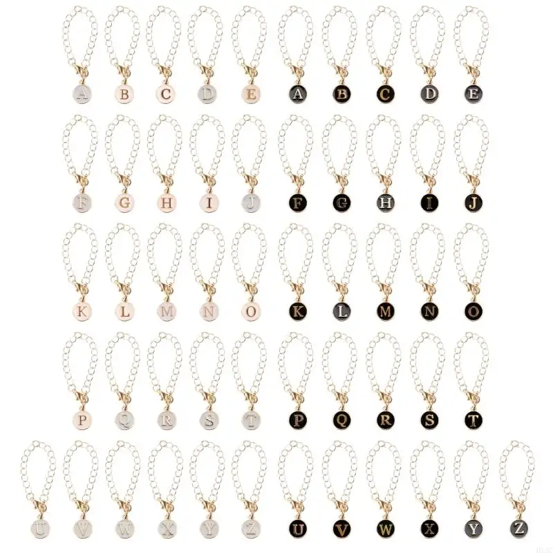 HX6C Cốc Nước Tay Cầm Nhận Dạng Chữ Charm Cá Tính Chữ Charm Tay Cầm Dây Xích Phụ Kiện Với Tôm Hùm Móc Cài