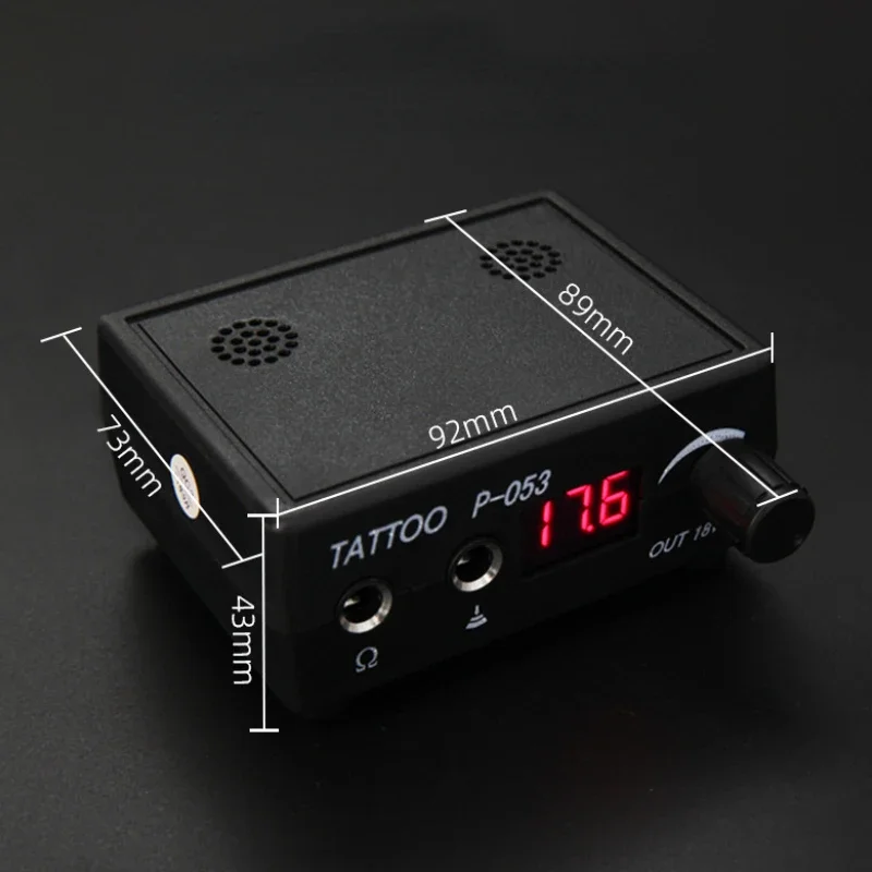 Tattoo Power P053 LCD Display Screen Tattoo Power Supply Adjustable Voltage Mini Portable Tattoo Machine Accessroies Supplies - Image 3