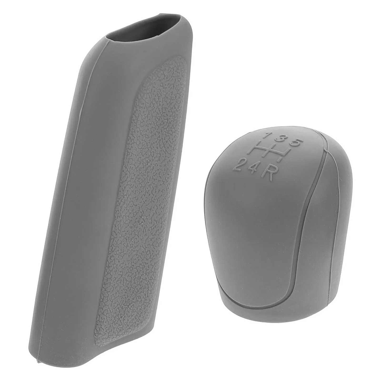 

2 Pcs Car Interior Set Anti-scratch Stick Shift Cover Protector Cars Knob Gear Shifting Lever Silica Gel Automobile
