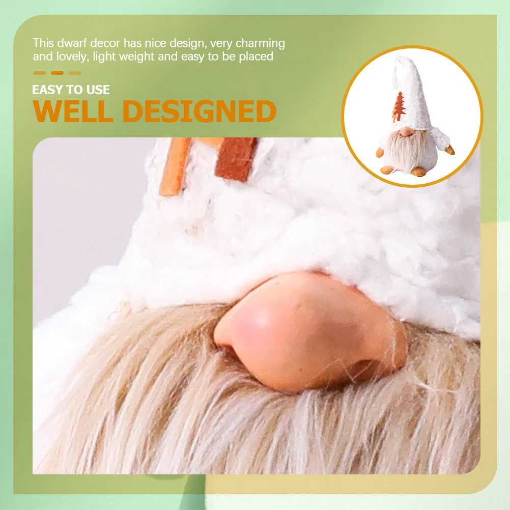 

Рождественский гном-украшение: милый карлик из материала, праздничное украшение для офисного стола, рождественские гномы