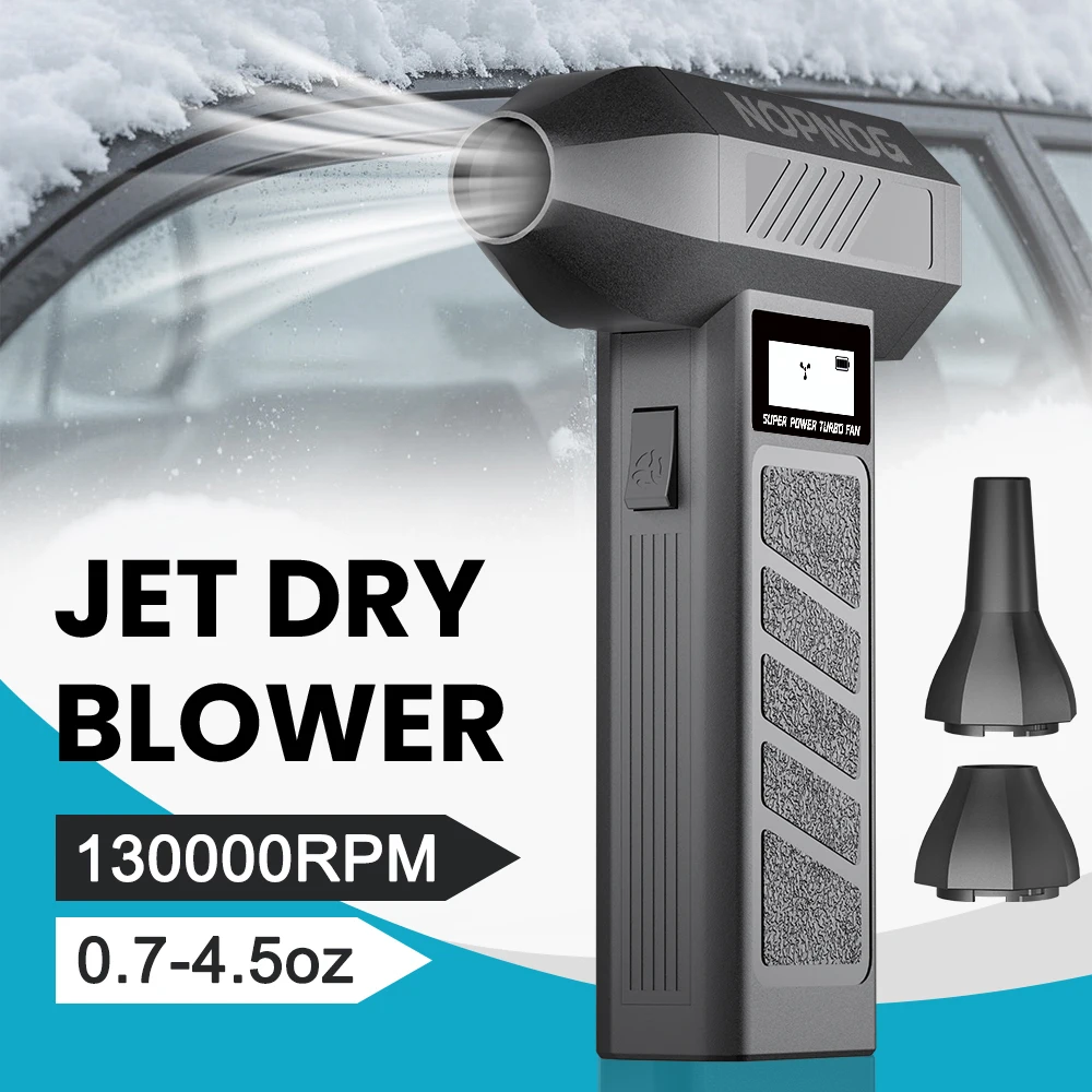 

Electric Air Duster Type C Charger Cleaning Blower Tool Car Accessories Gears adjustable Turbo Jet Fan Portable Car Blowing Snow