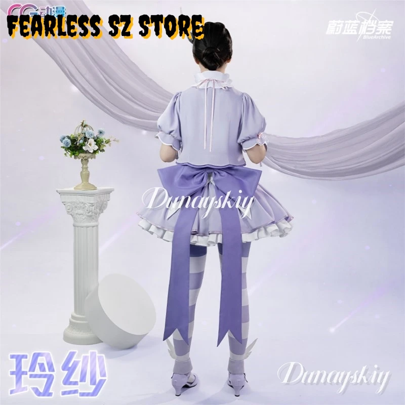 

Костюм для косплея Узавы Рейсы из игры Blue Archive, милое платье Лолиты, униформа на Хэллоуин, аниме-одежда, праздничный костюм, на заказ