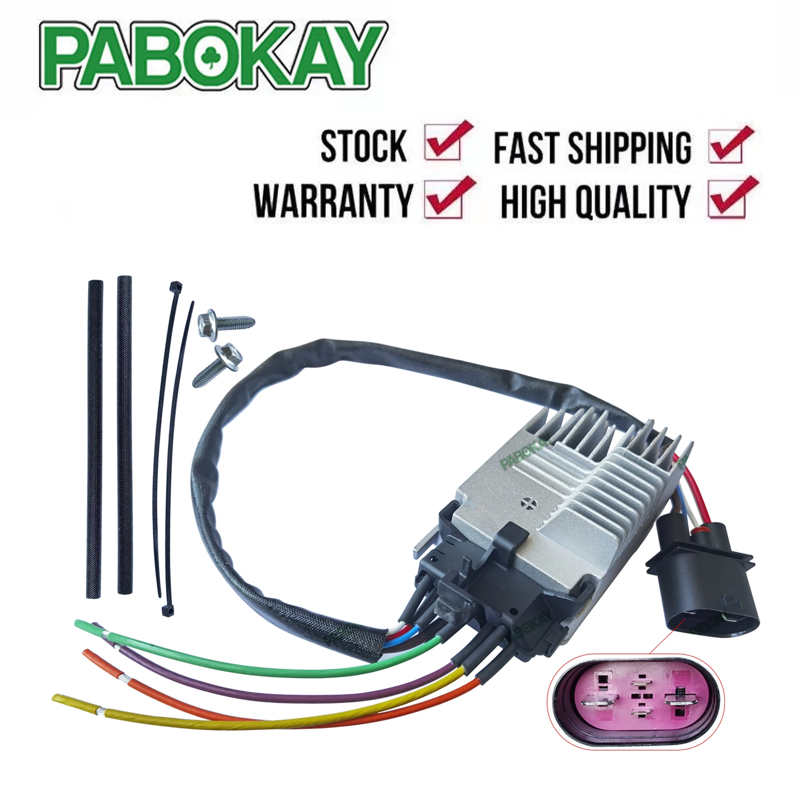 

Radiator Fan Control Module For Audi A4 A6 Quattro B6 B7 2002-2009 8E0959501R 8E0959501D 8E0959501B 8E0959501AG