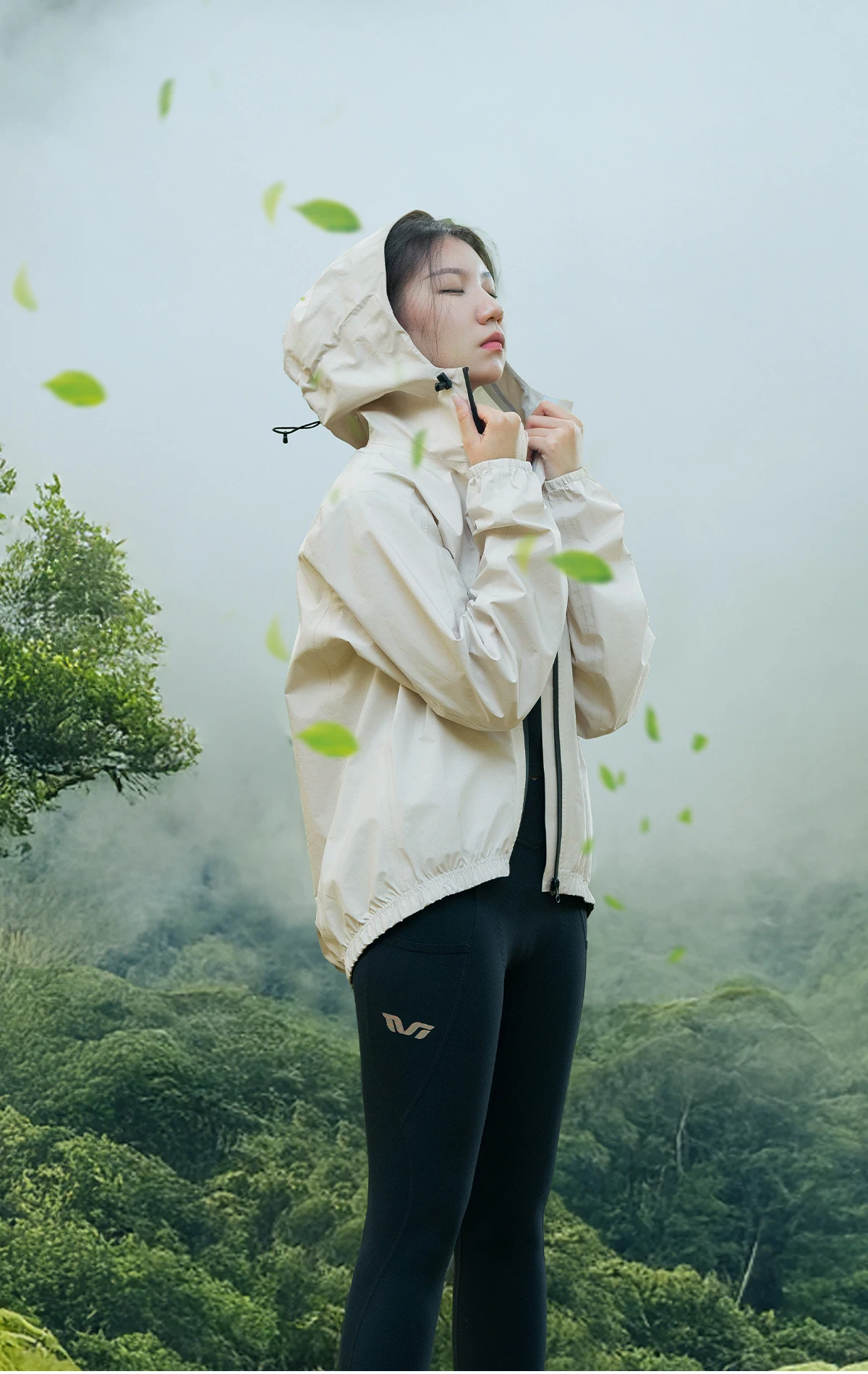 ROCKBROS Wasserdichte Winddichte Jacke, Schwerregenjacke, Mountainbike- und Straßenrad-Regenjacke für Männer und Frauen – Detail 7