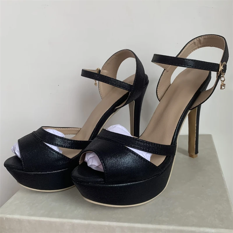 Fashion Women Sandals Summer Sexy High Heel Gladiator Flip Flops Platform Gold Silver Luxury Party Wedding Shoes Female Big Size