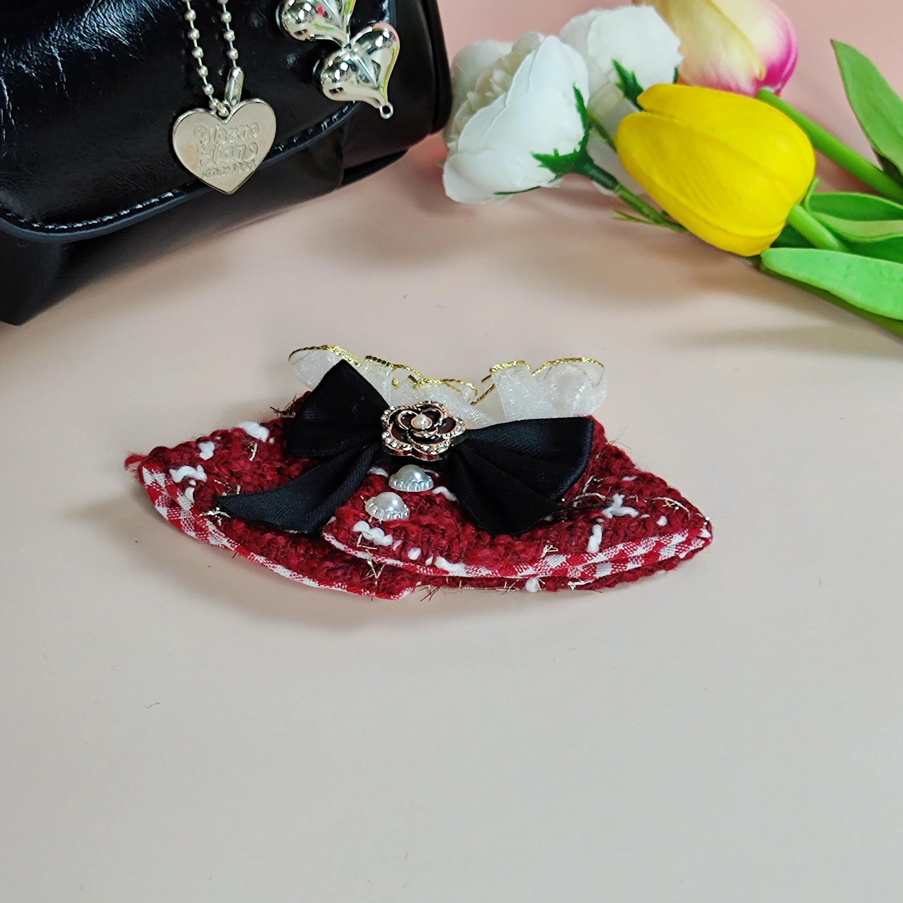 【الزي فقط】Labubu Gen 1 & 2 Keychain Charm - مجموعة LaBubu Chic Capelet