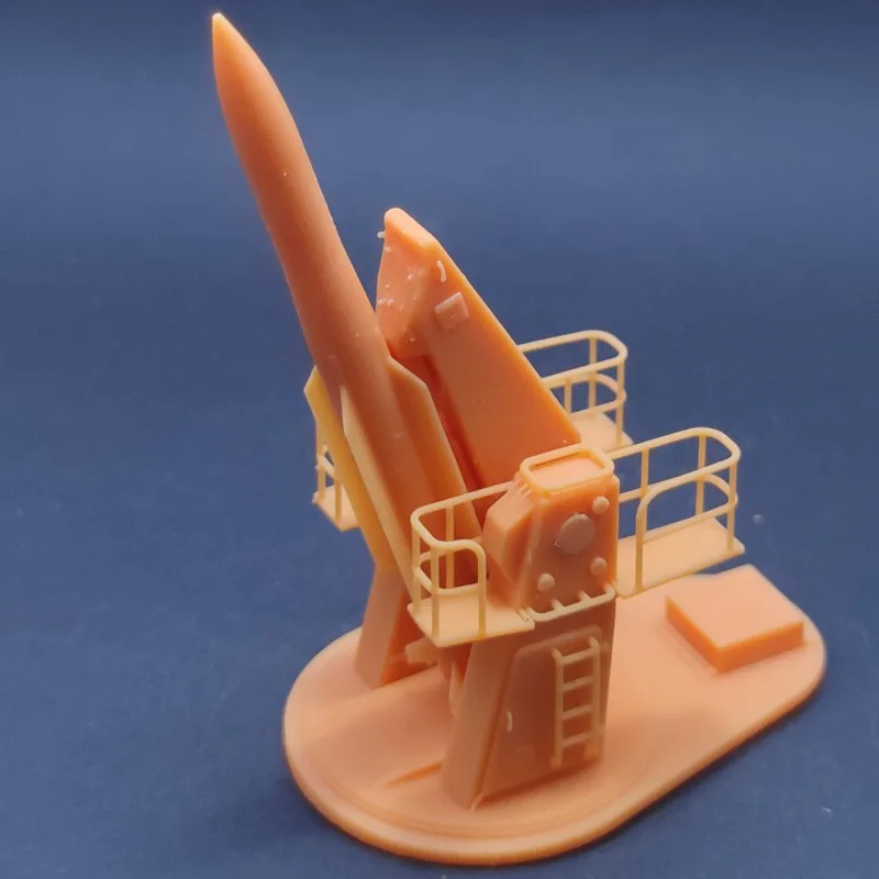 1PCS 1/144 Scale SAN7 Surface-to-Air Missile Model Resin Military Rocket Static Desktop Decoration for Hobbyists Collectors