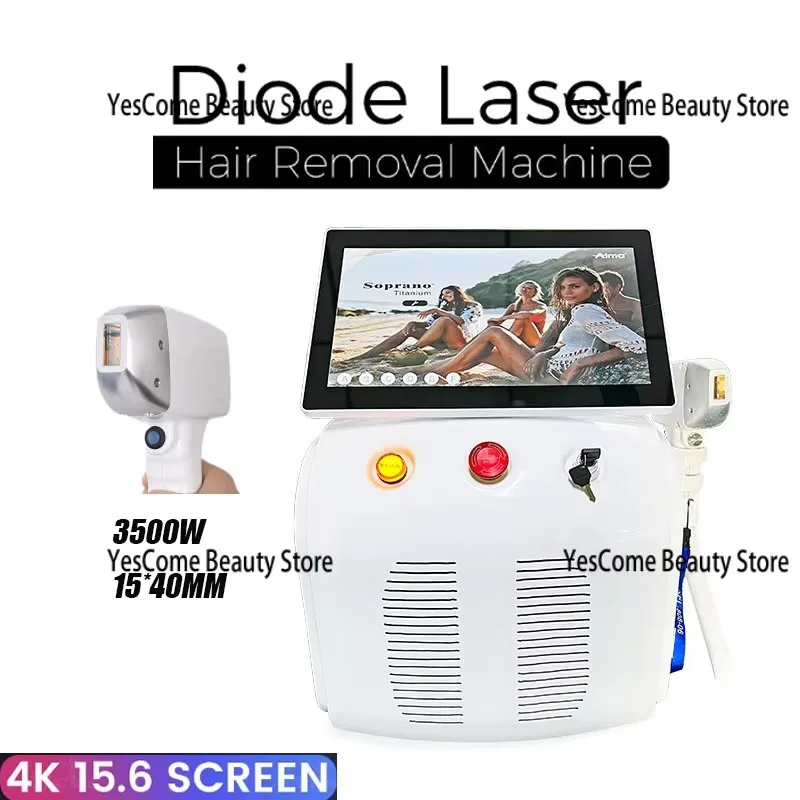 2026 808nm ICE Platinum Diode Hair Removal Machine 755 808 940 1064nm