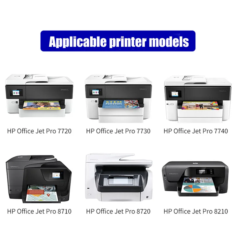 Imagem -06 - para hp 952 953 954 955 Configurar Cartucho de Tinta para Hp7740 7730 7720 8210 8216 8710 8720 8730 8740 Cartucho de Impressora