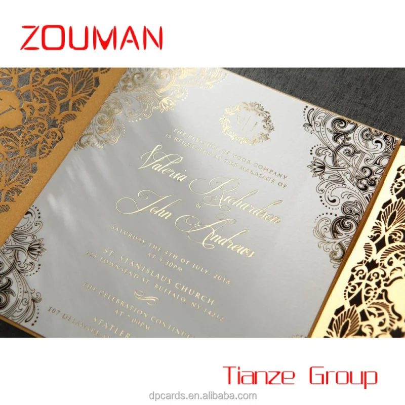 Custom , Luxurious wedding invitation card with affordable price