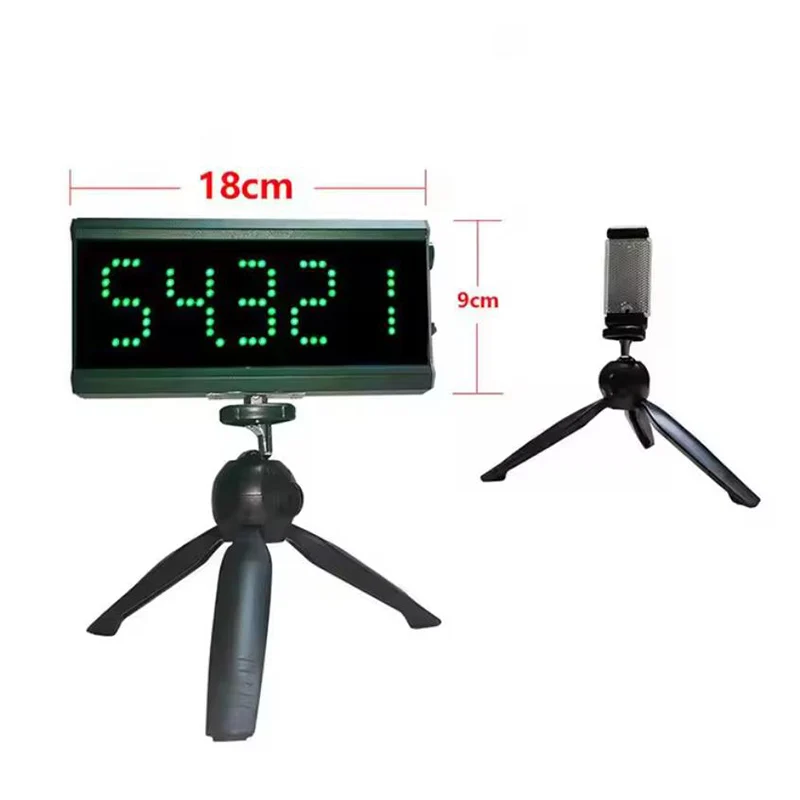 LED Race Timing Clock with Tripod for Running Countdown/up Digital Race Timer